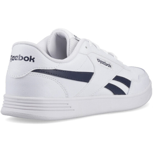 Reebok (, ) Reebok Court Advance Leather White/Navy Trainers 1