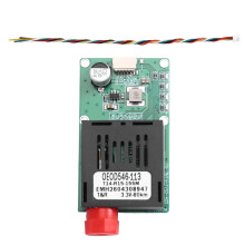 Módulo de Transceptor Óptico TTL de 80KM FC/AV/VCC/GND para Drones, Módulo de Fibra Óptica TTL A 5.5-26V TX Extremo de Cielo
