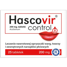 Hascovir Control 25 Tabs.