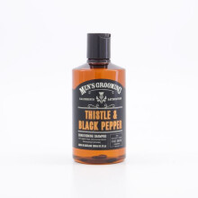 The Scottish Fine Soaps Company Thistle & Black Pepper Conditioning Shampoo 300ml | Invigorating Men's Hair & Scalp Cleanser