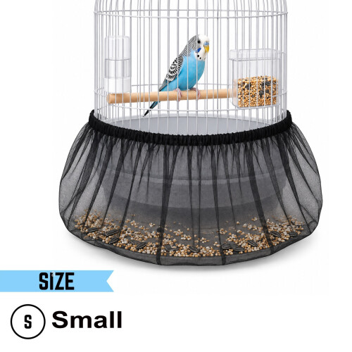Bird Cage Seed Catcher Cover Mesh Net Nylon Guard