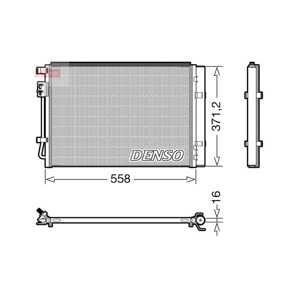 ✅Fits DENSO-KLIMATYZACJA DCN41015 AC CONDENSER ⭐UK Seller⭐ - Image 13