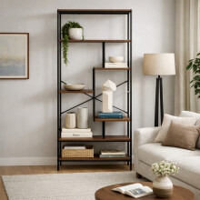 Tall Tromso Display Shelf Decorative Home Storage