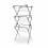 3-Tier Extendable Clothes Airer 7.5m X-Frame Rack, 10kg Load, Grey 1