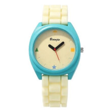 Womens /Girls/ Youth 3Bar Casual Wild Candy Coloured Silicon Quartz Wristwatch