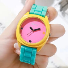 Womens, Girls, Youth 3Bar Casual Wild Candy Coloured Silicon Quartz Wristwatch