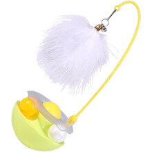 Interactive Cat Toy – Wobble Teaser Stick with Tumbler Mechanism