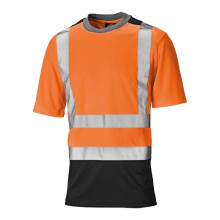 Dickies High Visibility Two Tone Work T-Shirt 2-Pack (Orange XXL) SA22081