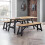 Hockley Table Black/Oak 5