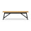 Hockley Bench Black/Oak 4