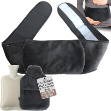 Hot Water Bottle With Cover Adjustable Belt 1L