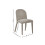 Set of 2 Holly Beige Chenille  Dining Chairs 6
