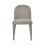 Set of 2 Holly Grey Chenille Dining Chairs 4