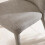 Set of 2 Holly Grey Chenille Dining Chairs 6