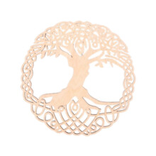 Iron Art Tree Wall Decor Modern Wall Sculpture Ornament for Hanging Style A