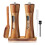 Wooden Manual Salt and Pepper Mill Set with Adjustable Ceramic Grinder 1