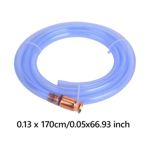 Clear Self-Priming Fuel Siphon Hose 1/2in 13mm Shaker Transfer Pump 2