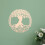 Iron Art Tree Wall Decor Modern Wall Sculpture Ornament for Hanging Style A 4
