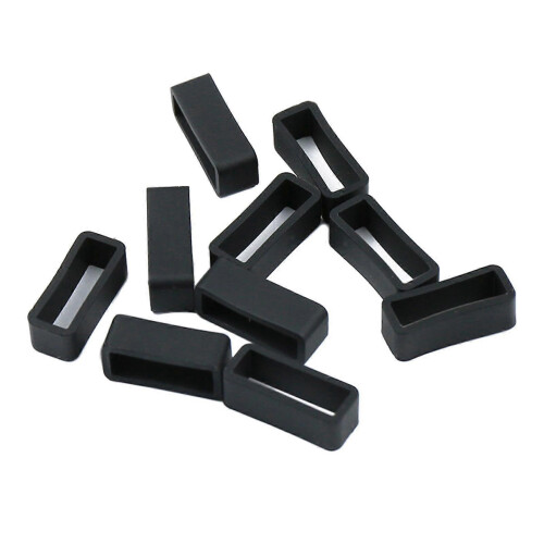 20pcs Rubber Watch Strap Loop Keeper Retainer Replacement Parts 2