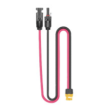 Dual Extension Solar Charging Cable Male to Female Connector for Battery Pack