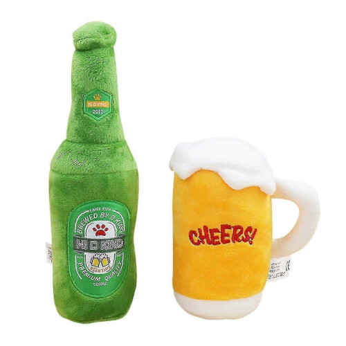 Deutsches Bierfest Bierflasche Bierbecher Plüschtier Kuscheltier Geburtstagsgeschenk