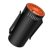 Ventilador de cintura USB portátil manos libres, potente y pequeño, ideal para acampar y viajar en coche.