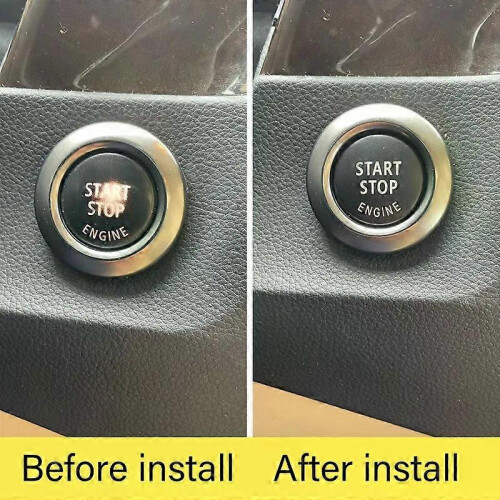 Wymiana osłony przycisku silnika BMW StartStop KeyDecor dla X1 X5 E70 X6 E71 Z4 E89 E90 E91 E60 1