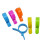 2 Pcs Creative Multifunctional Mini Manual Orange Peeler Citrus Kitchen Tool Random Color 1