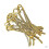 120Pcs Tibetan Gold Beaded Bookmarks with Hanging Loop for DIY Craft 1
