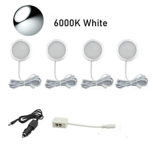 4PCS 12V White LED Interior Light for Caravan RV Van Boat Camping 1