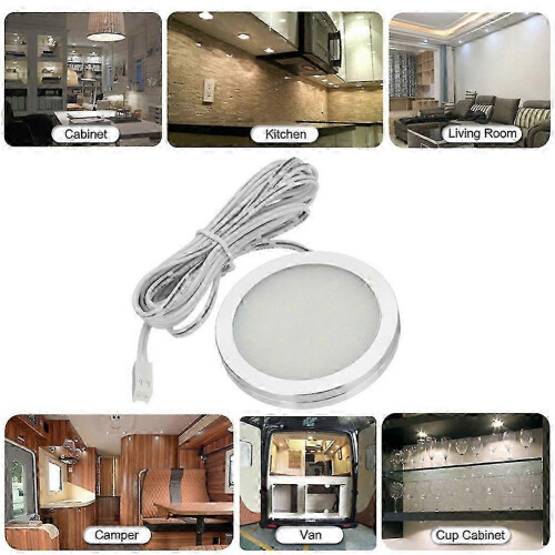 4PCS 12V White LED Interior Light for Caravan RV Van Boat Camping 2