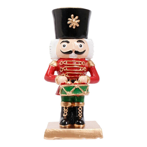 Nutcracker Candleholder and Candlestick Farmhouse Holiday Table Centerpiece