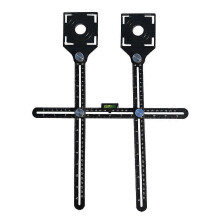 Universal Ceramic Tile Glass Hole Opening Locator Ruler Saw Cutter Guide Tool for Drilling