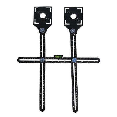Universal Ceramic Tile Glass Hole Opening Locator Ruler Saw Cutter Guide Tool for Drilling