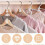 100 Pack Clothes Hanger Hooks Space Saving Hanger Hooks Heavy Duty Triangle Hangers Clothes White 4