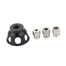 Self-Centering Vertical Drill Guide Doweling Jig Kit Woodworking Punching Tool 3 Drill Sleeves