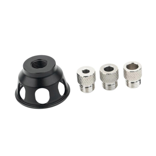Self-Centering Vertical Drill Guide Doweling Jig Kit Woodworking Punching Tool 3 Drill Sleeves