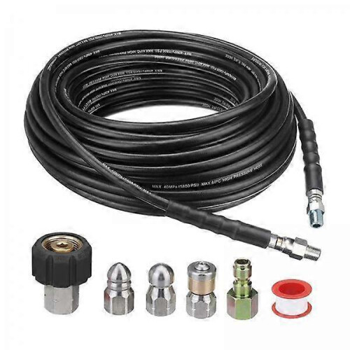 High-Pressure Sewer Nozzle Set Drain Cleaner 2-3 Pack 28x13x28cm