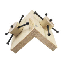 Interaktives Futtersuchspielzeug aus Holz – Leckerli-Puzzlespiel für Zwerghamster und Ratten