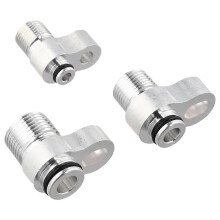 Kit de 3 raccords adaptateurs pour tuyau de radiateur de condenseur de climatisation automobile