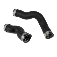 For BMW X5 F15 25dX Turbo Hose Charging Air Hose 11618513852 11618513853 Black