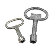 6pcs Metal Triangular Meter Key for Gas Water Electric Cabinet Box Valve