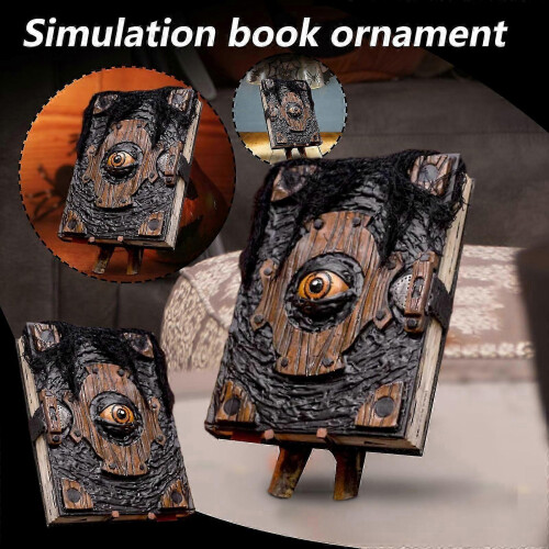 Halloween Curse The Devil's Eye Horror Decor Magic Book Decoration Props Handicrafts 1