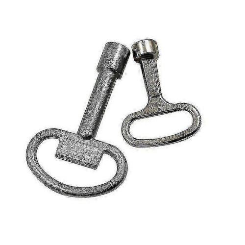 6pcs Metal Triangular Meter Key for Gas Water Electric Cabinet Box Valve 2