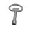 6pcs Metal Triangular Meter Key for Gas Water Electric Cabinet Box Valve 4