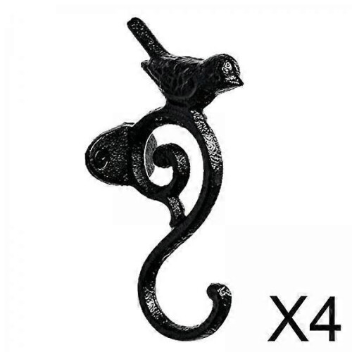 Elegant 4x Space Saving Wall Hook Key Holder Coat Hook for Kitchen Mudroom Bags 2