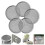 5Pcs Reusable Sprouting Lids Multi-Purpose Filter Mesh Covers for Household Portable Growing 3