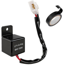 2-poliges 12V LED-Blinkerrelais für Motorrad und Auto, passend für Kawasaki, Yamaha, Suzuki und Honda