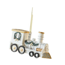 Christmas Decoration Cute Christmas Train Pendant for Indoor Bedroom Garden