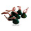 6 Pack Christmas Bell Ornaments Hanging for Festive Tree Decor Green 3